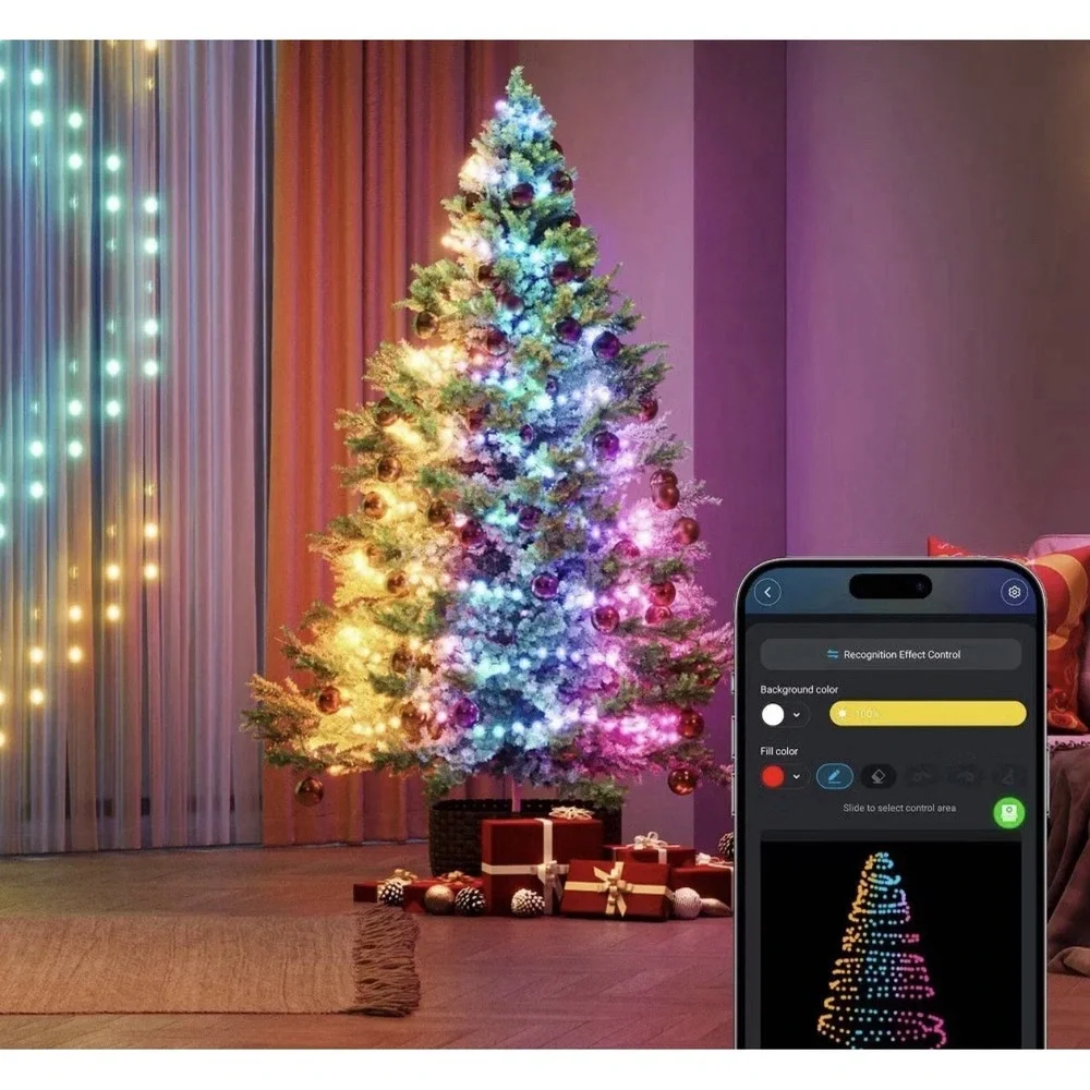 Govee 65.6ft Green Christmas Green String Lights 2S-‎ Multi Color- 200 LEDs NIB